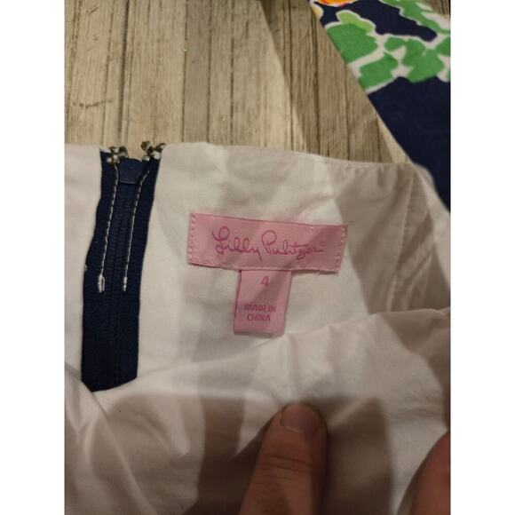 Lilly Pulitzer Women's Floral Halter Dress 4 Multicolor Short Garden Party Bloom - Picture 13 of 14